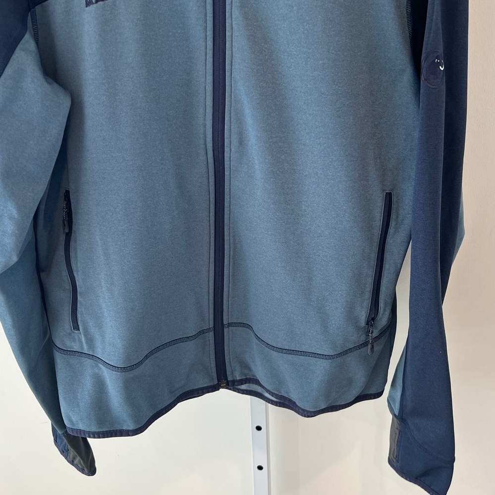 Mammut Two-Tone Blue Performance Jacket Mens Sz XL - Picture 3 of 9